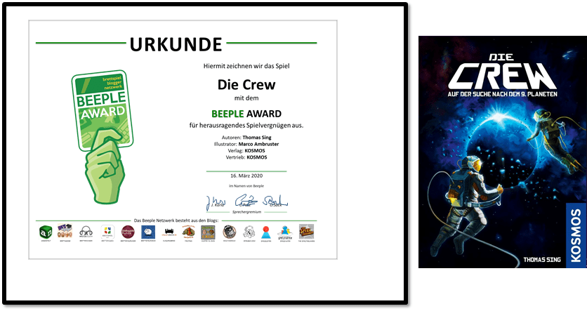 Crew Urkunde